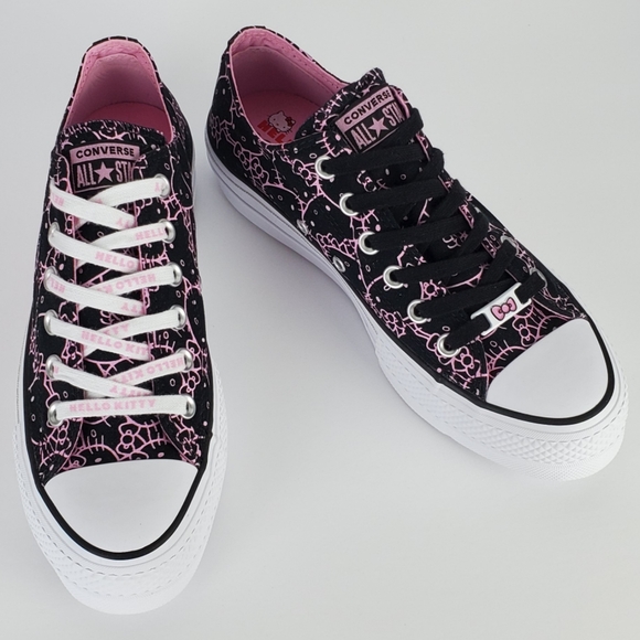 New converse hello kitty print platform low shoes - Picture 13 of 15